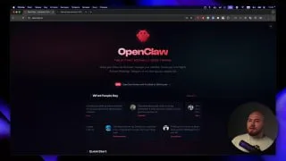 Кадр из урока «OpenClaw на сервере»
